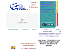 Tablet Screenshot of dolphinpoolcleaner.org